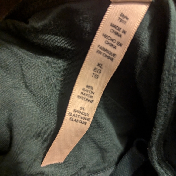 XL green with silver dots chemise - Picture 6 of 8